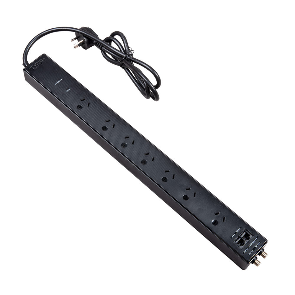 Thor Alpha 7-Outlet Surge Protected Power Board (A7) – Arisit