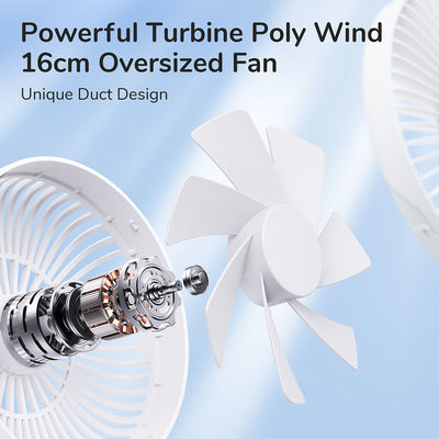 Jisulife Table Fan Life5 in White FA19