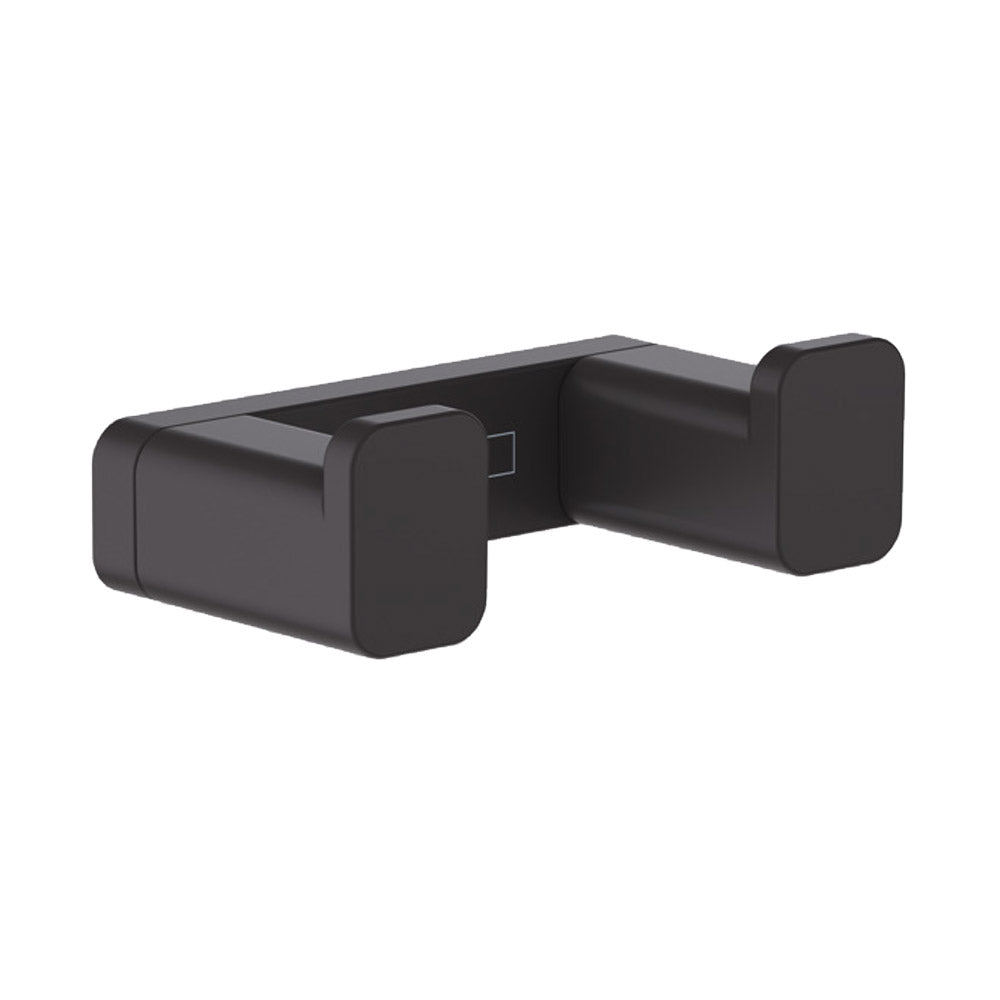 Hansgrohe Addstoris Double Towel Hook in Matt Black (41755670)