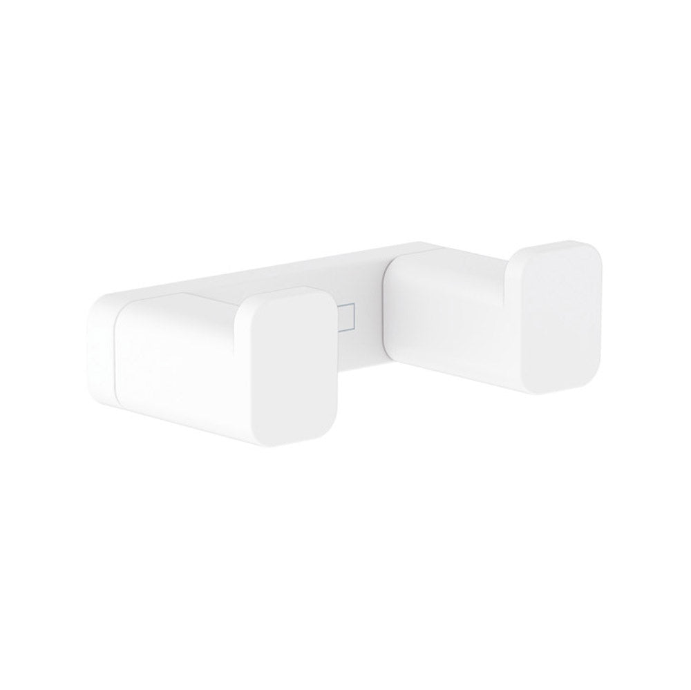 Hansgrohe Addstoris Double Towel Hook in Matt White (41755700)