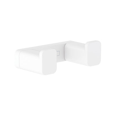 Hansgrohe Addstoris Double Towel Hook in Matt White (41755700)