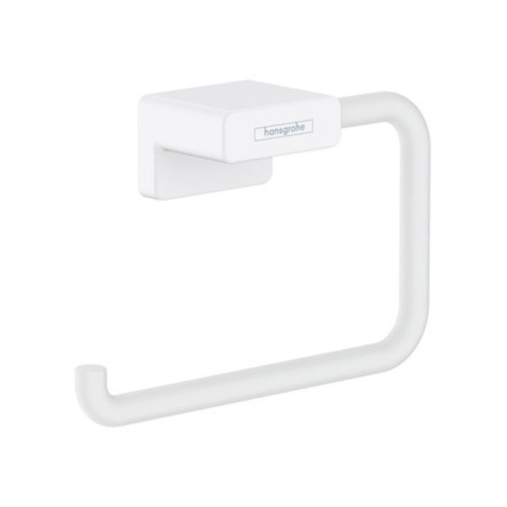 Hansgrohe AddStoris Toilet Roll Holder Without Cover in Matt White (41771700)