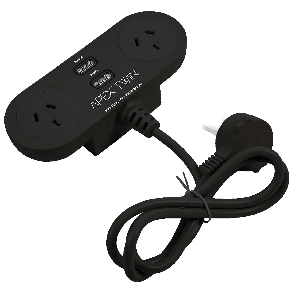 Thor Apex Twin Black 2 Outlet AT2+