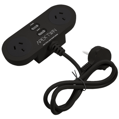 Thor Apex Twin Black 2 Outlet AT2+