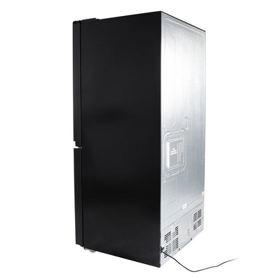 Husky 545L French 4 Door Fridge & Freezer In Black Stainless Steel Refrigerator (HUS-545FDBIX)
