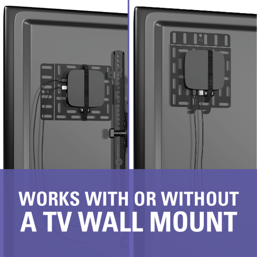 Sanus Streaming Device Panel in Black SASP1-B2