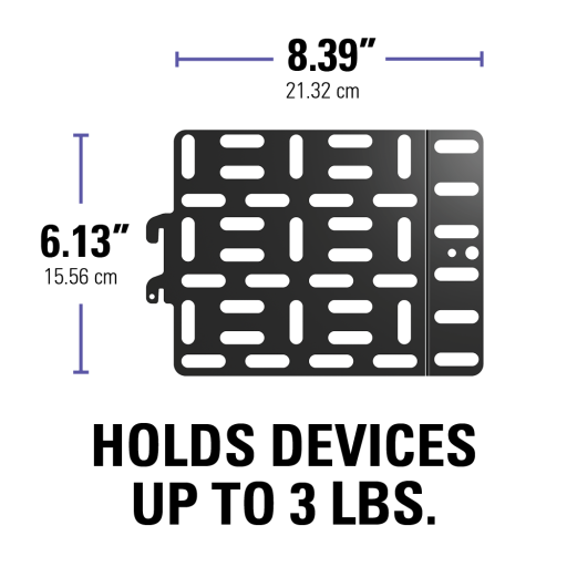 Sanus Streaming Device Panel in Black SASP1-B2