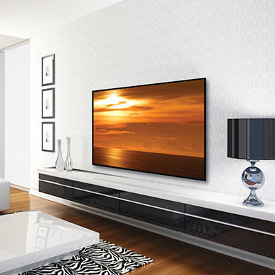 Secura Low-Profile Wall Mount For flat-panel TVs 40” – 90” in Black QLL23-B2