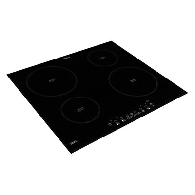 Whirlpool 60cm Built-In Oven & 60cm 4 Zone Induction Cooktop Hob Kitchen Bundle