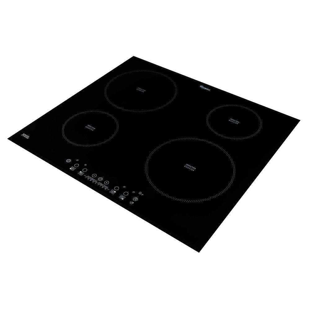 Whirlpool 60cm Built-In Oven & 60cm 4 Zone Induction Cooktop Hob Kitchen Bundle