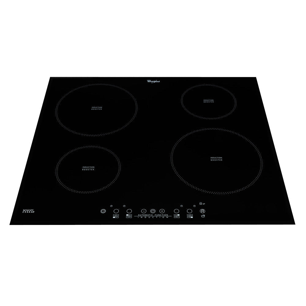 Whirlpool 60cm Built-In Oven & 60cm 4 Zone Induction Cooktop Hob Kitchen Bundle