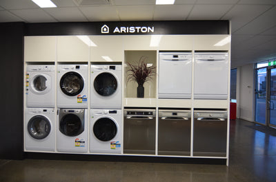 Ariston Natis 9kg Front Load Washer in White with Steam Function (N94WAAU)