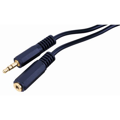 Bluejet 3.5mm AUX Stereo Plug to Jack Extension Cable - 1.5m Length (BJVP1020)