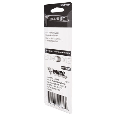 Bluejet PAL Female Jack to Jack Adapter (BJVP1024)