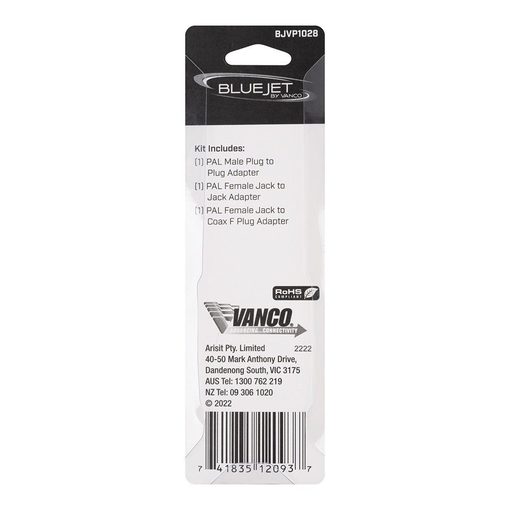 Bluejet PAL Plug Connector Kit (BJVP1028)
