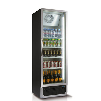 Husky 486L Single Glass Door Commercial Fridge in Black (C5PRO-H-BK-AUHU)