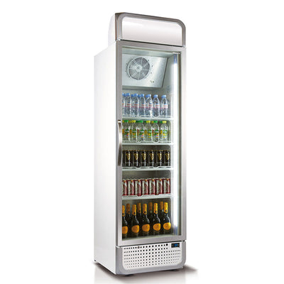 Husky 486L Single Glass Door Commercial Fridge in White (C5PRO-H-WH-AUHU)