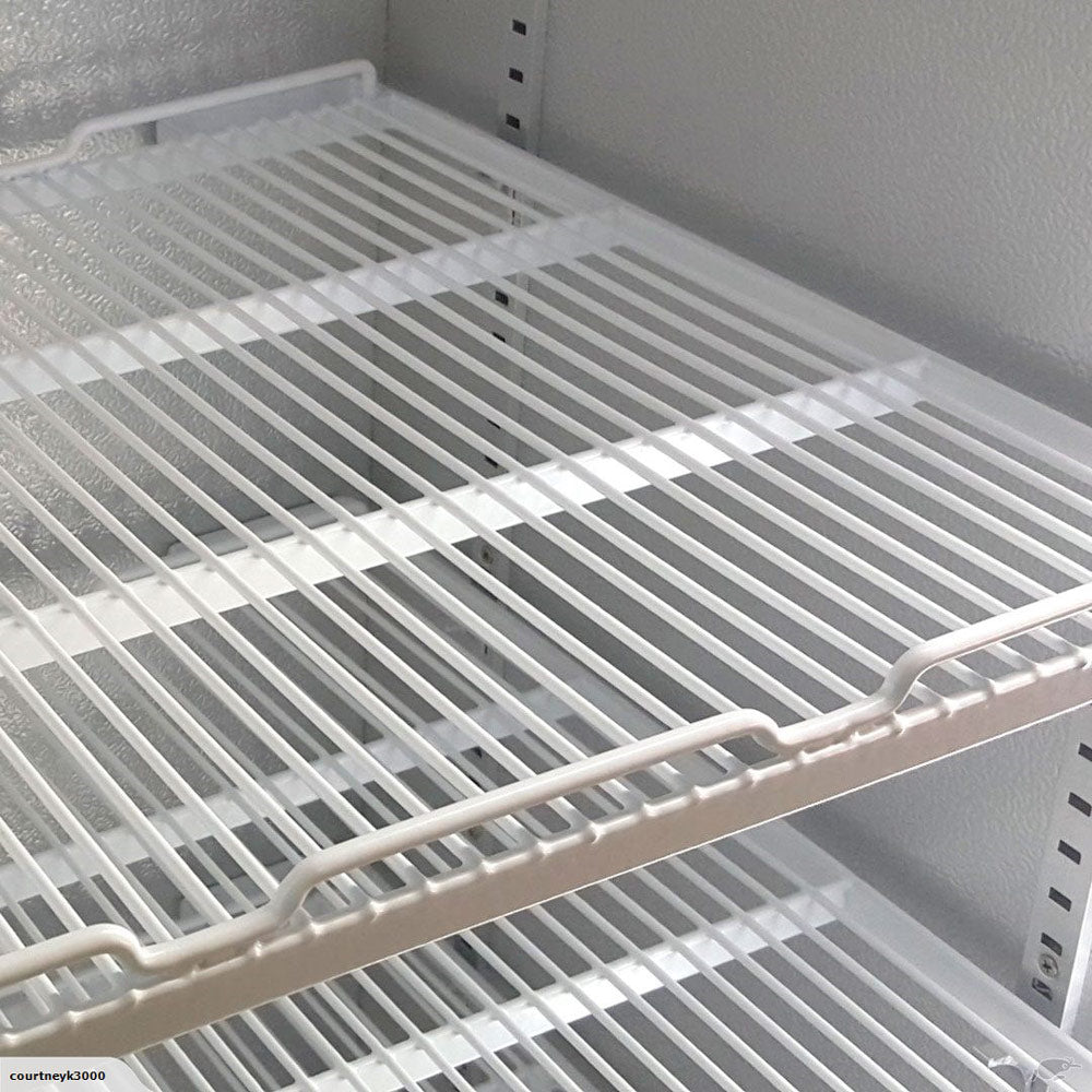 Husky 975L Double Glass Door Commercial Fridge in White (C10PRO-H-WHAUHU)