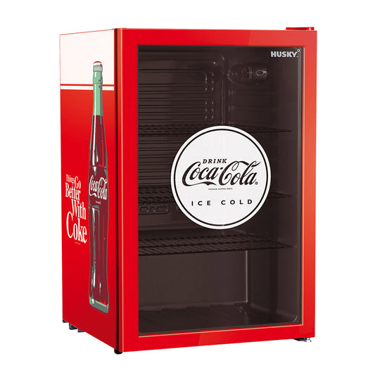 Commercial Refrigerator Coca Cola Mini Fridge Glass Door Husky