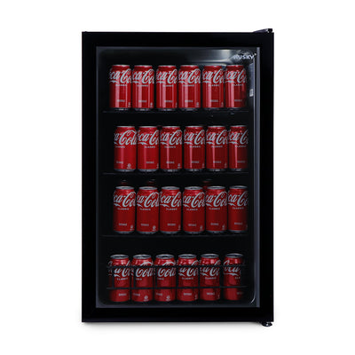 Husky 130L Single Glass Door Under Counter Bar Fridge In Black (CKK130-292-BKAU.1)