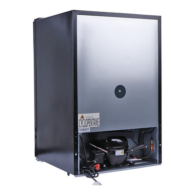 Husky 130L Single Glass Door Under Counter Bar Fridge In Black (CKK130-292-BKAU.1)
