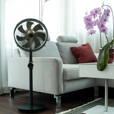 Stylies 35cm 12-Speed Uranus Pedestal Stand Fan in Anthracite (COP001101)