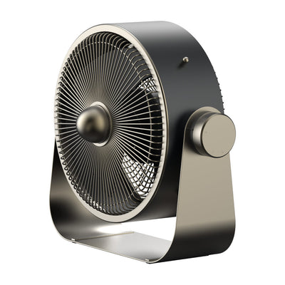 Stylies 30cm Castor Metal Floor Fan in Anthracite-Colour (COP001103)