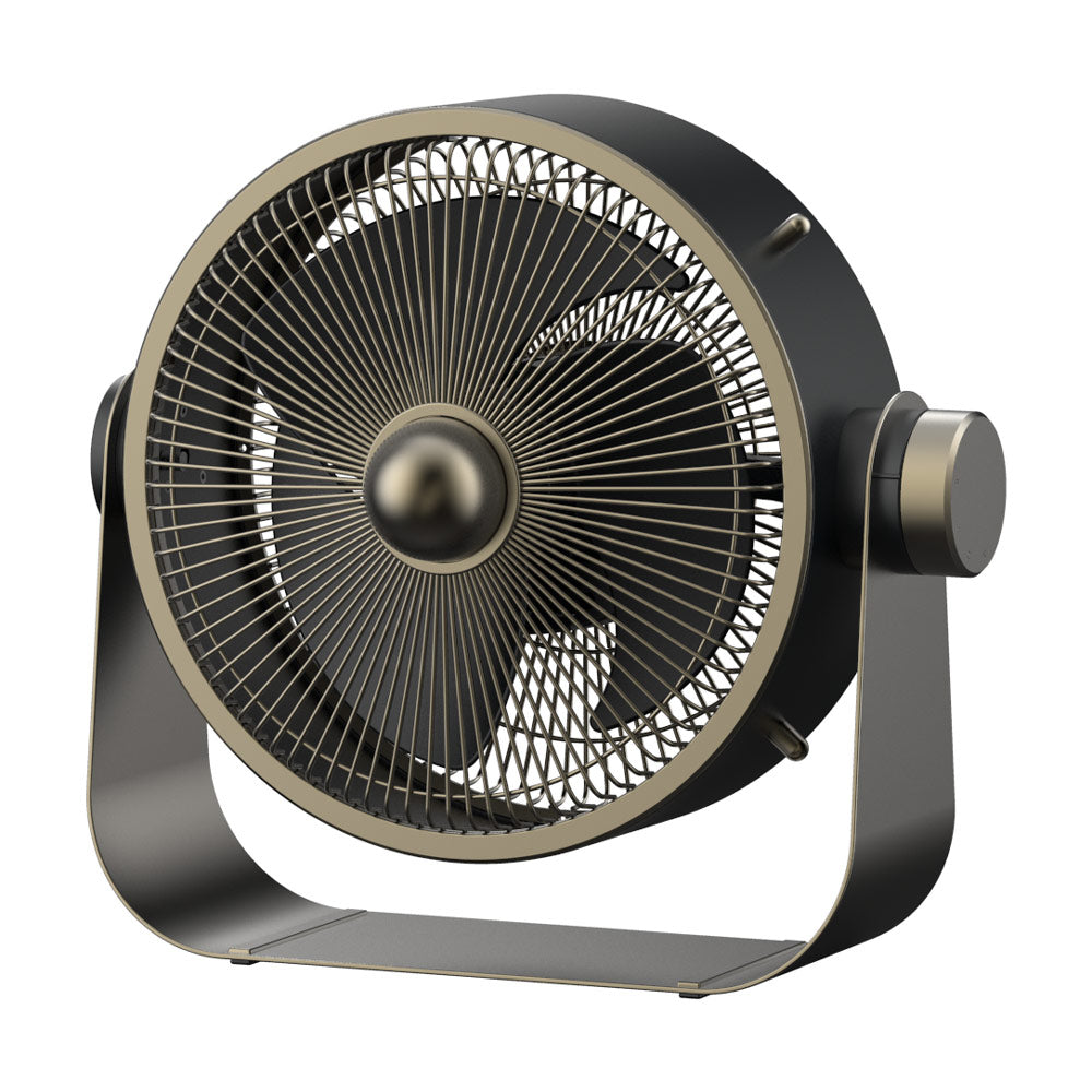 Stylies 30cm Castor Metal Floor Fan in Anthracite-Colour (COP001103)