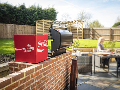 Husky 43L Mini Solid Door Coca-Cola Branded Bar Fridge (CKK43-207-AU-HU.1)