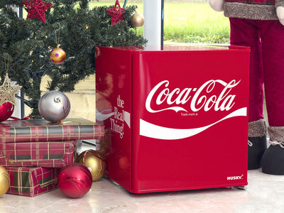 Husky 43L Mini Solid Door Coca-Cola Branded Bar Fridge (CKK43-207-AU-HU.1)