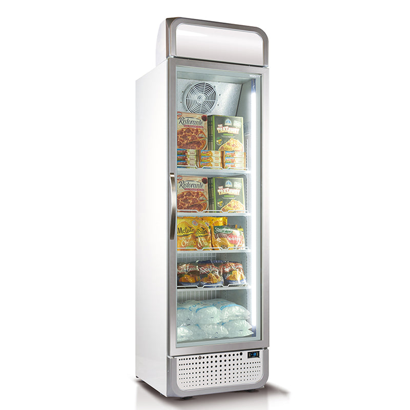 Husky 364L Single Glass Door Commercial Freezer in White (F5PRO-H-WH-AUHU)
