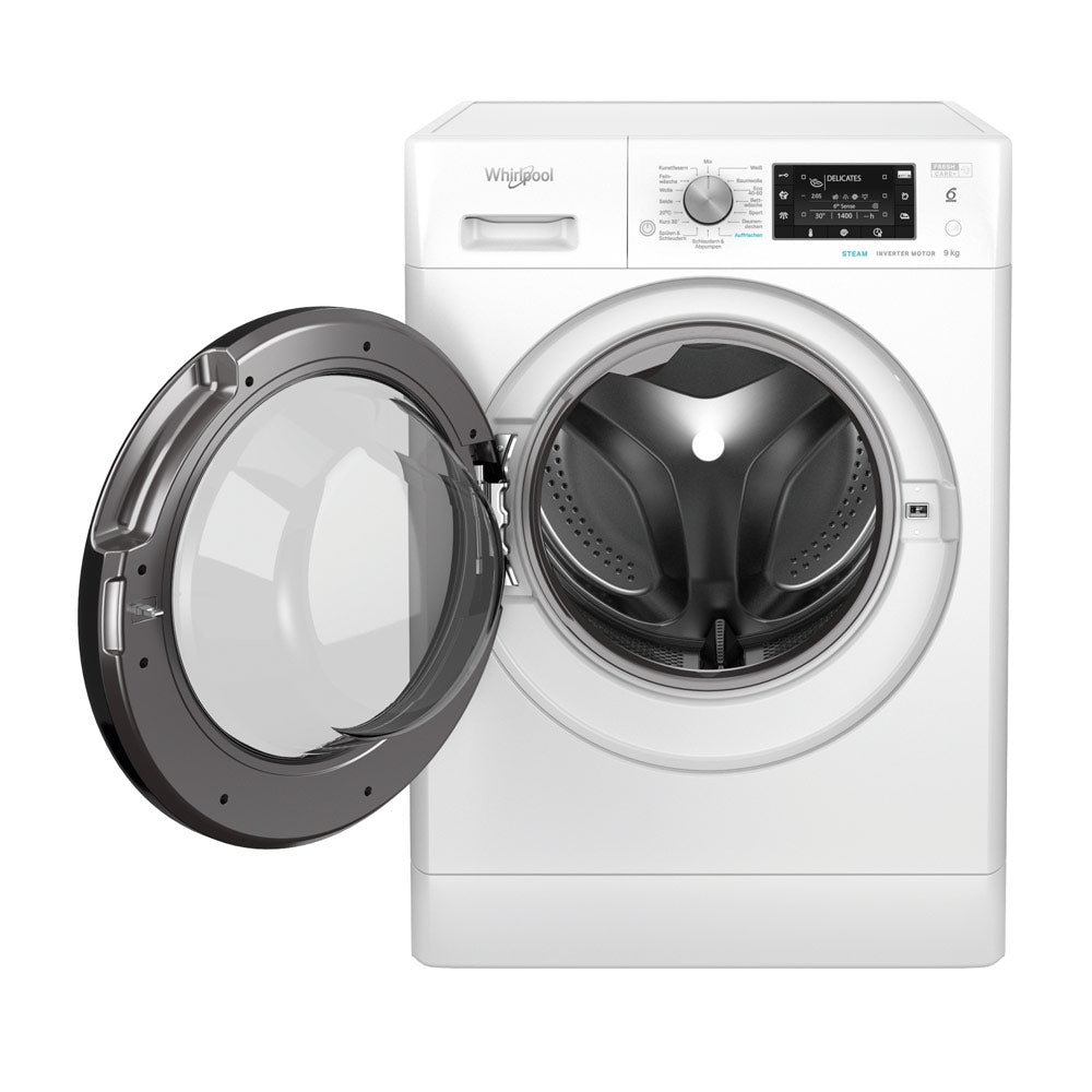 Whirlpool 9kg FreshCare+ Front Load Washer in White (FDLR90250)
