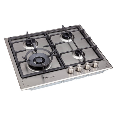 Whirlpool 60cm iXelium 4 Burner Stainless Steel Gas Cooktop (GMF6422IXL)