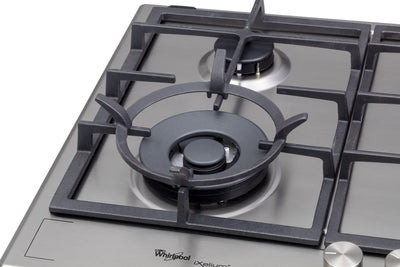 Whirlpool 60cm iXelium 4 Burner Stainless Steel Gas Cooktop (GMF6422IXL)