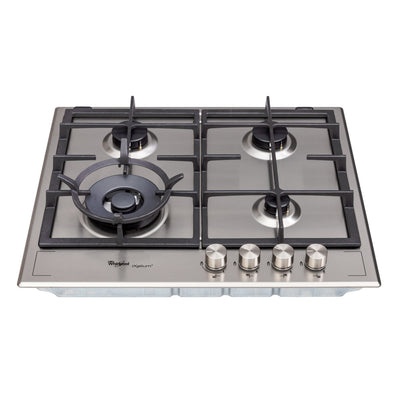 Whirlpool 60cm iXelium 4 Burner Stainless Steel Gas Cooktop (GMF6422IXL)