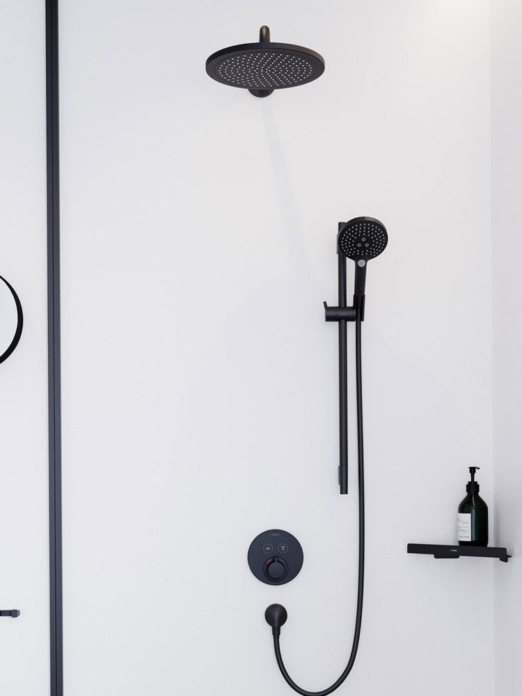 Hansgrohe Croma Overhead Shower Head in Matt Black (26221670)
