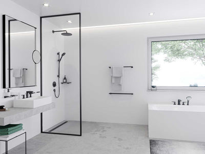 Hansgrohe Wall Mounted Shower Arm in Matt Black (27413670)