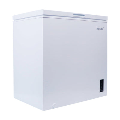 Husky 198L Solid Door Hybrid Chest Fridge/Freezer in White (HUS-198CHE.1)