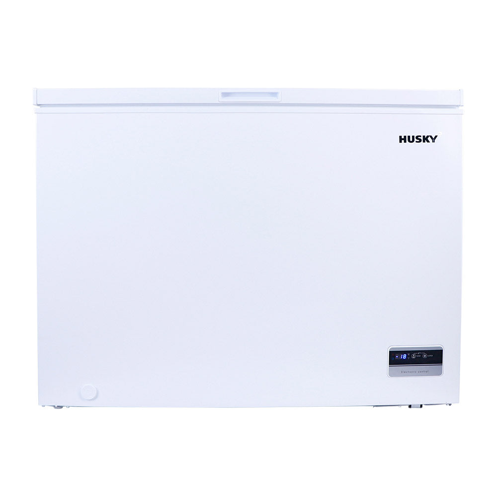 Husky 295L Solid Door Hybrid Chest Fridge or Freezer in White (HUS295CHE.1)