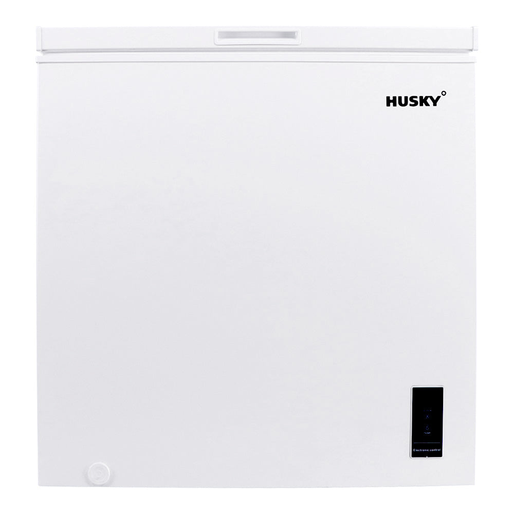 Husky 198L Solid Door Hybrid Chest Fridge/Freezer in White (HUS-198CHE.1)