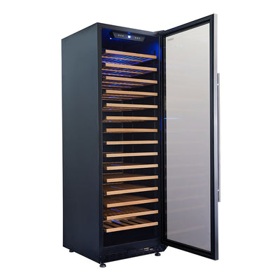 Husky Vino Pro 450L Single Zone Freestanding Wine Fridge in S/Steel Door Trim (HUS-WC168S-ZY)