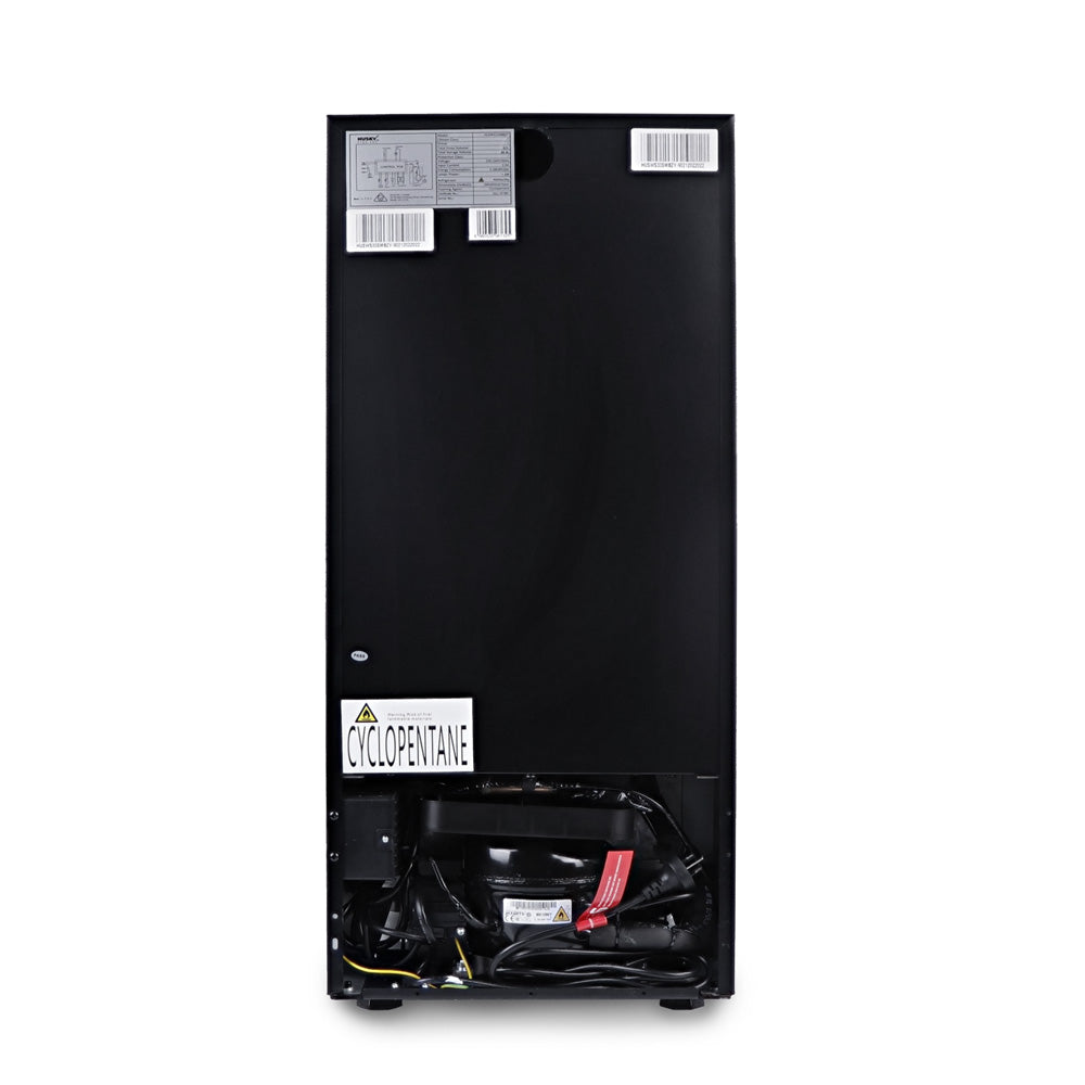 Husky Riserva 80L Dual Zone Wine Fridge in Matt Black (HUSWS33DMBZY)