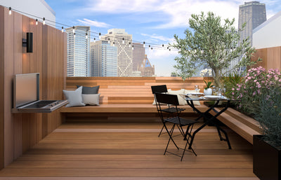Smart Wall Mounted Foldaway Stainless Steel Electric BBQ (WM700EW)