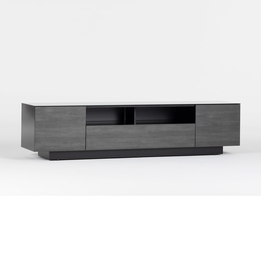 Sonorous 2000mm Value Series TV Cabinet in Black North Wood (LB2030BNWAU)