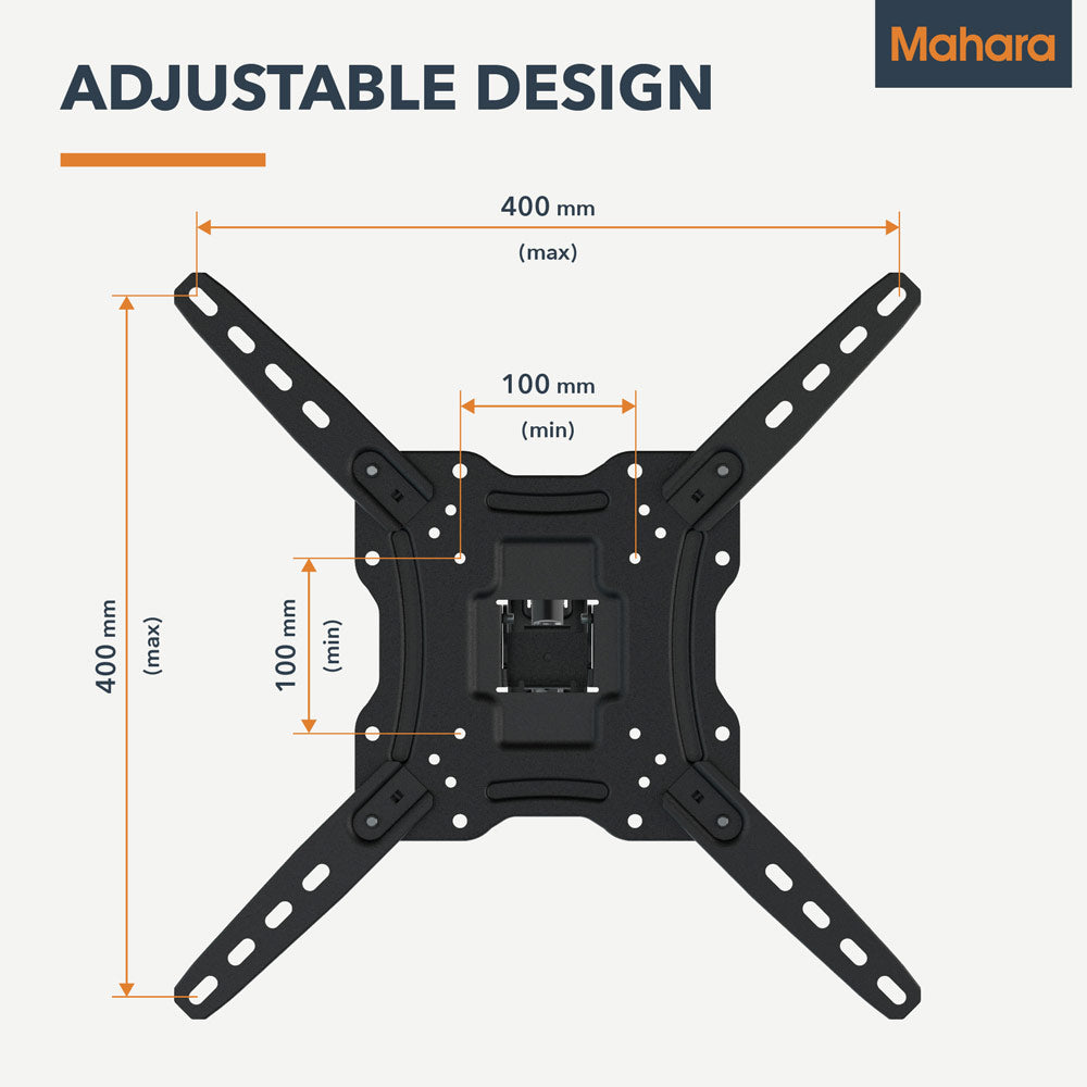 Mahara Full-Motion TV Wall Mount Bracket for 32" to 65" TV (MHLMP44-AU)