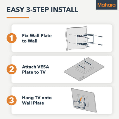 Mahara Full-Motion TV Wall Mount Bracket for 37" to 80" TV (MHLMP66-AU)