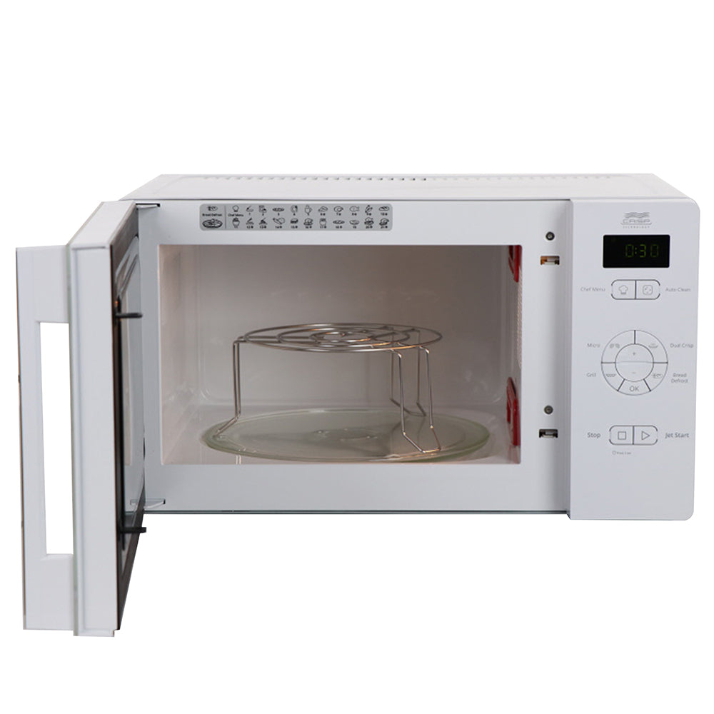 Whirlpool 25L Crisp N Grill Microwave Oven & Grill In White (MWC25WH)