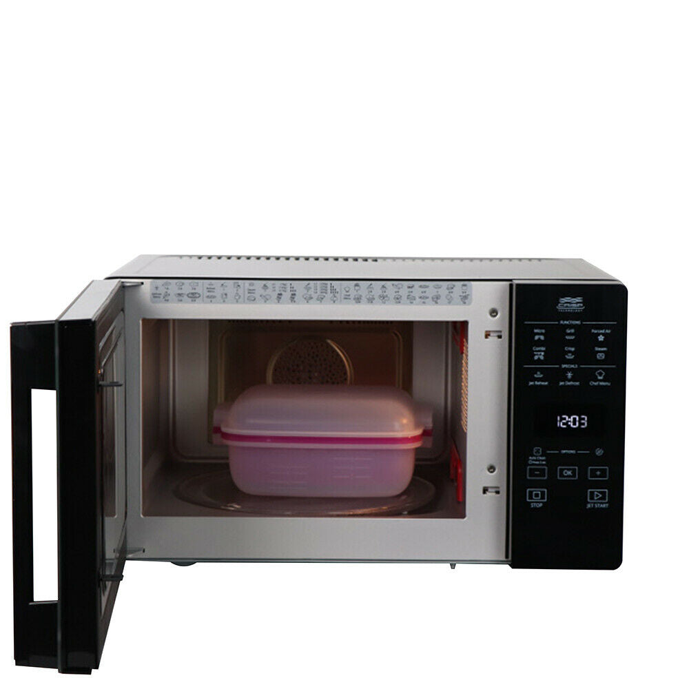 Whirlpool 25L Freestanding CrispFry Microwave & Grill In Black (MWCF25BK)