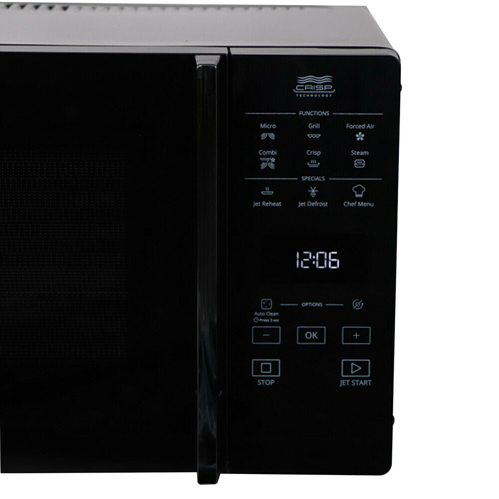 Whirlpool 25L Freestanding CrispFry Microwave & Grill In Black (MWCF25BK)