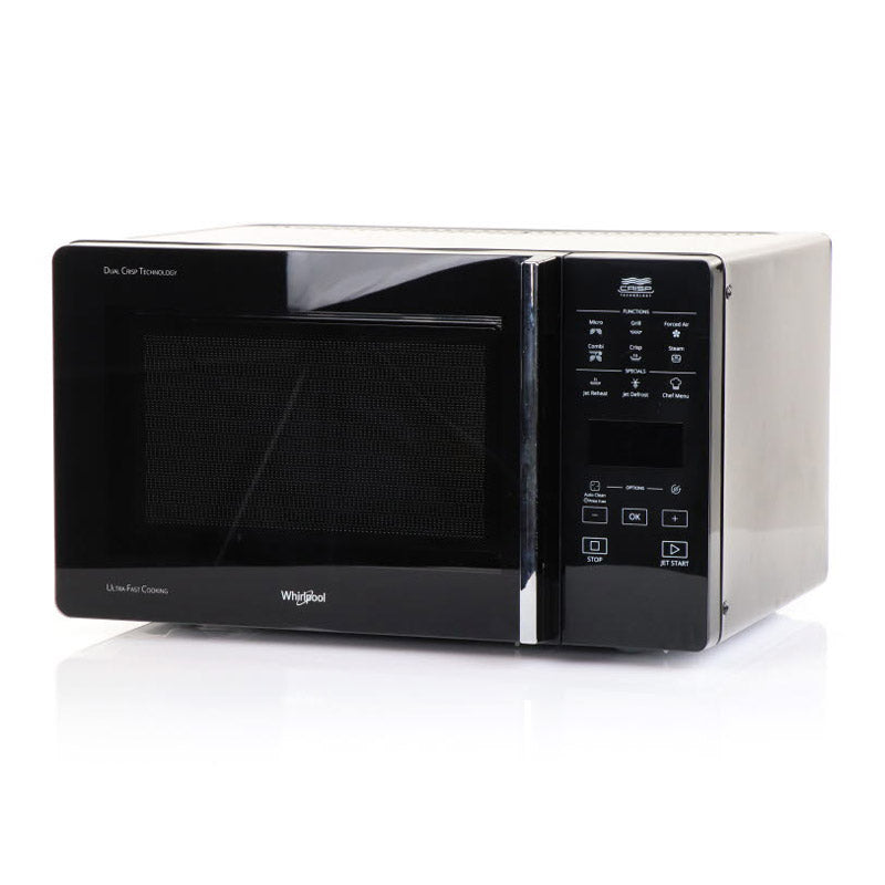 Whirlpool 25L Freestanding CrispFry Microwave & Grill In Black (MWCF25BK)